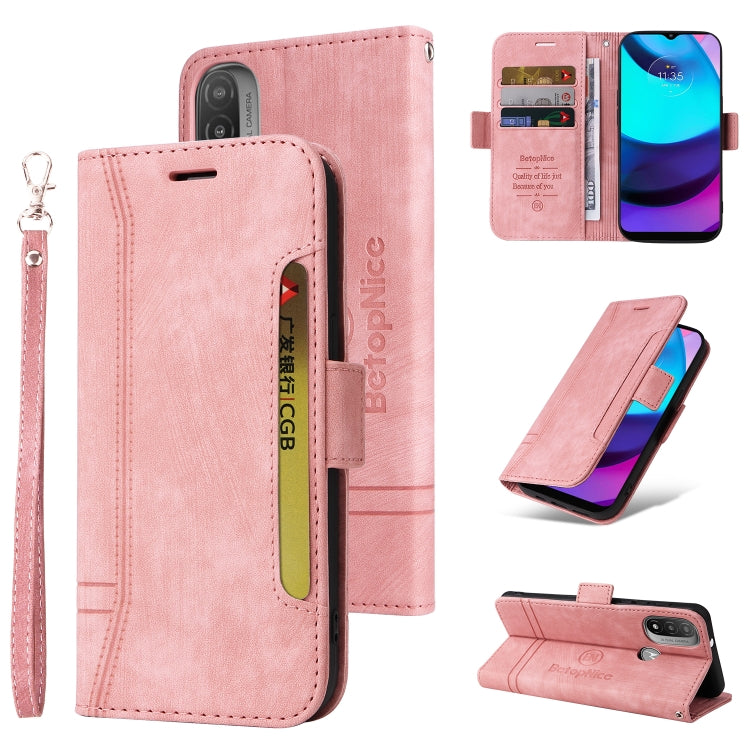 For Motorola Moto E20 / E30 / E40 BETOPNICE Dual-side Buckle Leather Phone Case