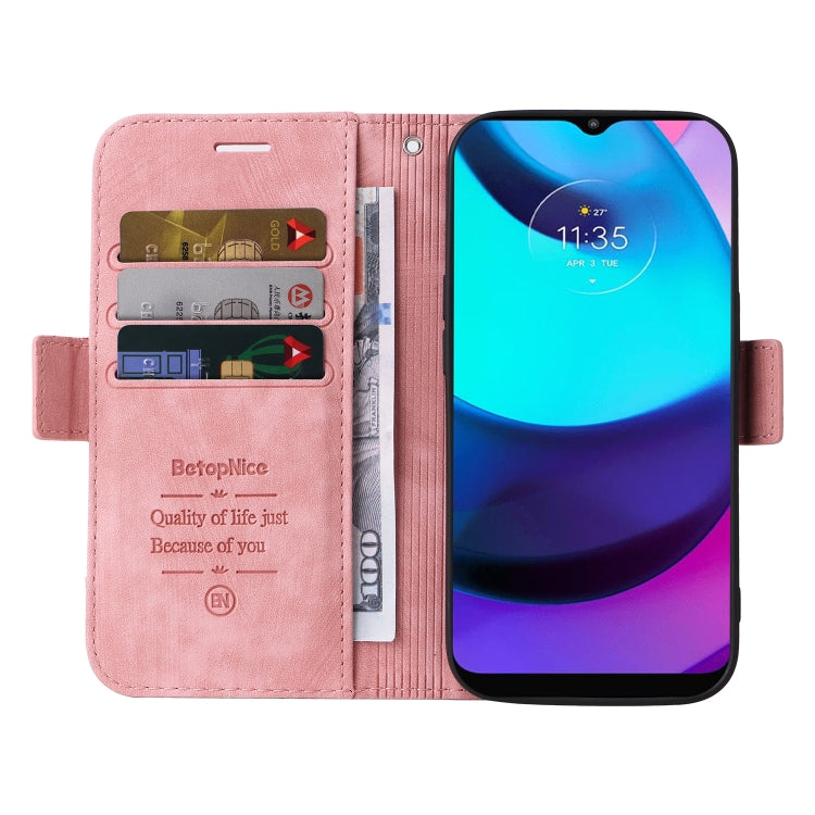 For Motorola Moto E20 / E30 / E40 BETOPNICE Dual-side Buckle Leather Phone Case