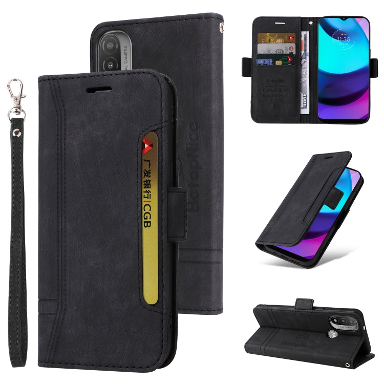 For Motorola Moto E20 / E30 / E40 BETOPNICE Dual-side Buckle Leather Phone Case