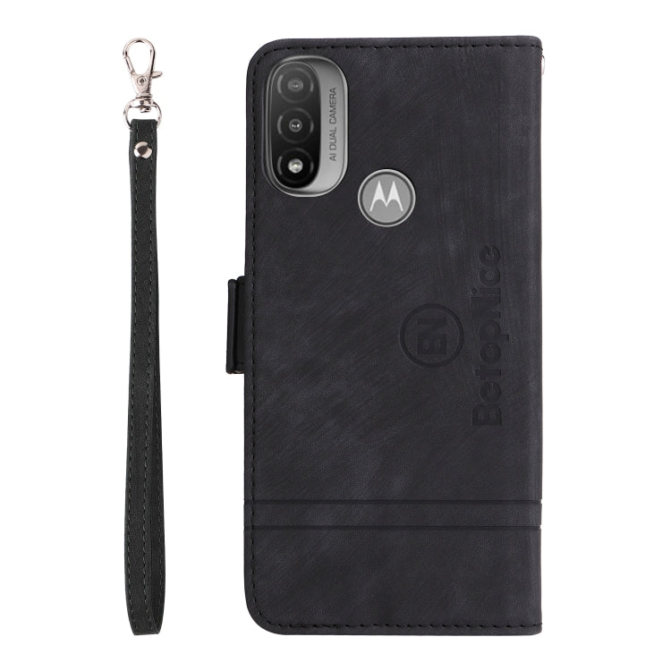 For Motorola Moto E20 / E30 / E40 BETOPNICE Dual-side Buckle Leather Phone Case
