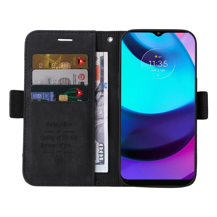 For Motorola Moto E20 / E30 / E40 BETOPNICE Dual-side Buckle Leather Phone Case