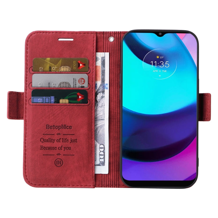 For Motorola Moto E20 / E30 / E40 BETOPNICE Dual-side Buckle Leather Phone Case