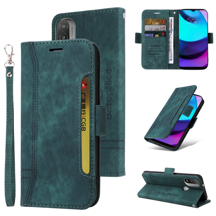For Motorola Moto E20 / E30 / E40 BETOPNICE Dual-side Buckle Leather Phone Case