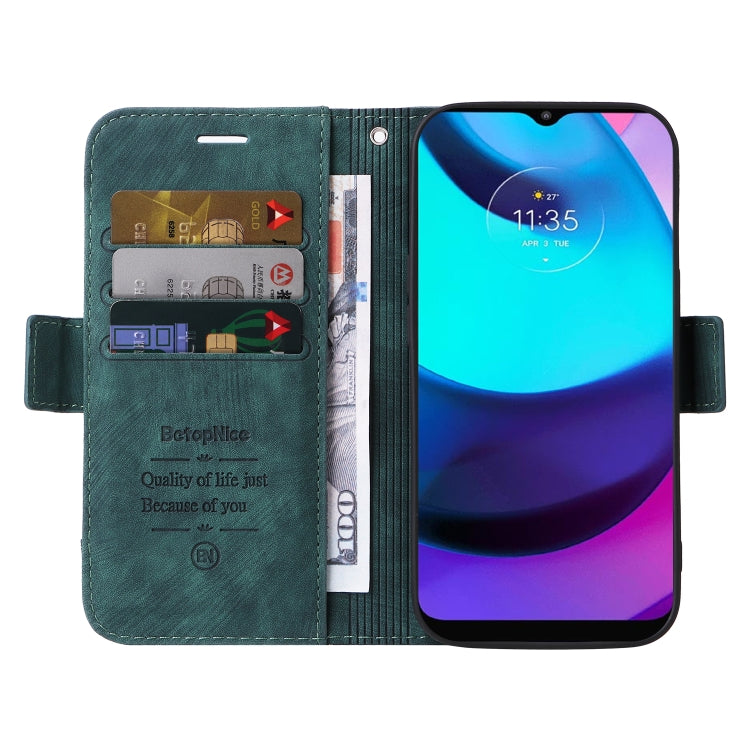 For Motorola Moto E20 / E30 / E40 BETOPNICE Dual-side Buckle Leather Phone Case
