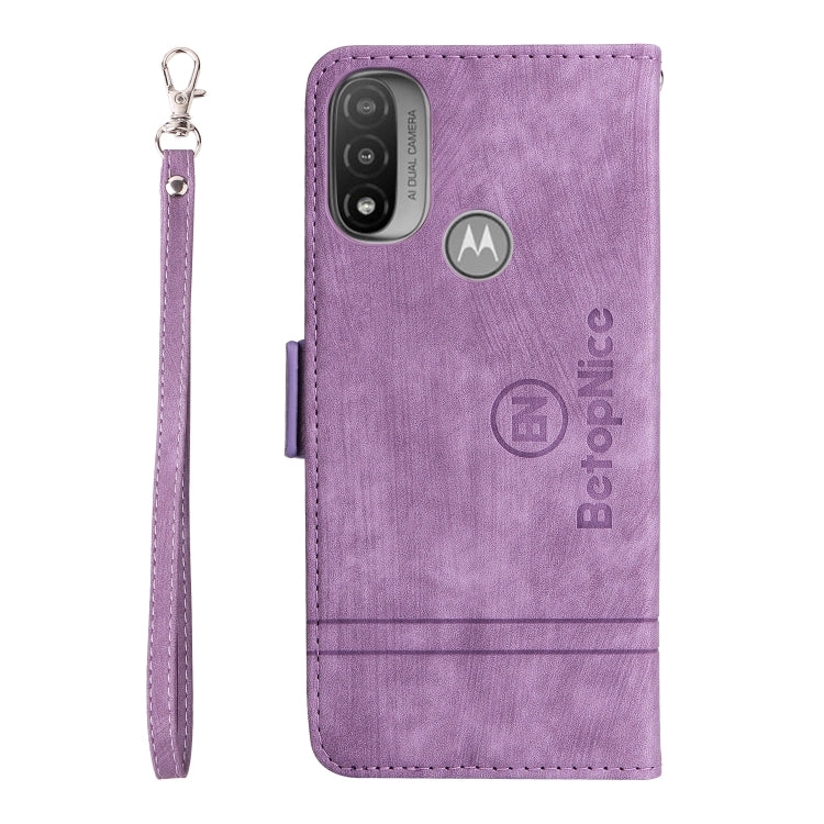 For Motorola Moto E20 / E30 / E40 BETOPNICE Dual-side Buckle Leather Phone Case