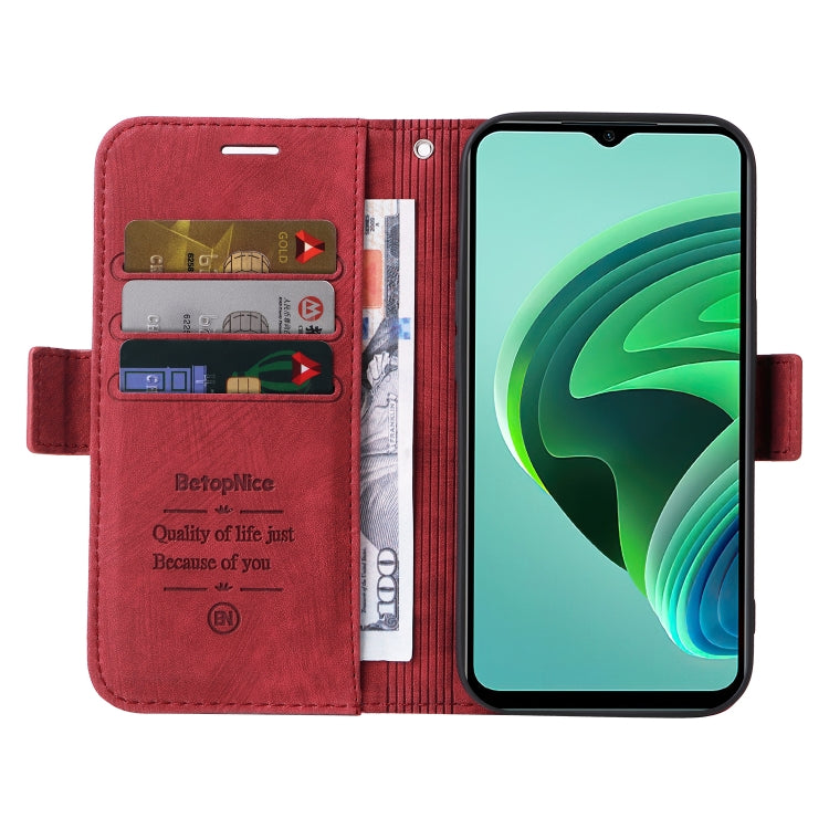 For Xiaomi Redmi Note 11E 5G BETOPNICE Dual-side Buckle Leather Phone Case