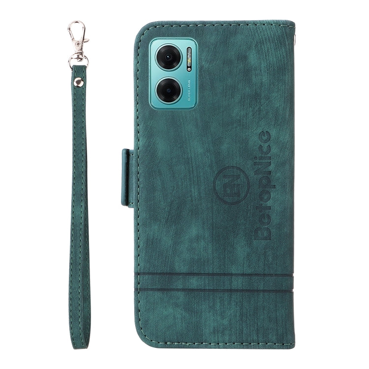 For Xiaomi Redmi Note 11E 5G BETOPNICE Dual-side Buckle Leather Phone Case