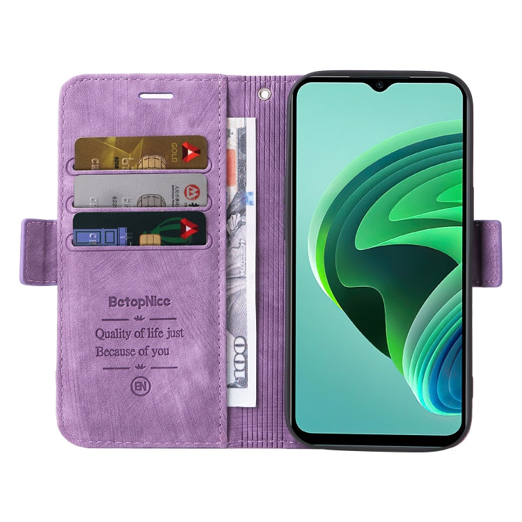 For Xiaomi Redmi Note 11E 5G BETOPNICE Dual-side Buckle Leather Phone Case