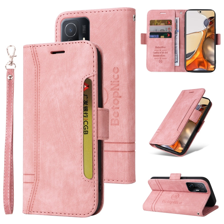 For Xiaomi 11T / 11T Pro BETOPNICE Dual-side Buckle Leather Phone Case