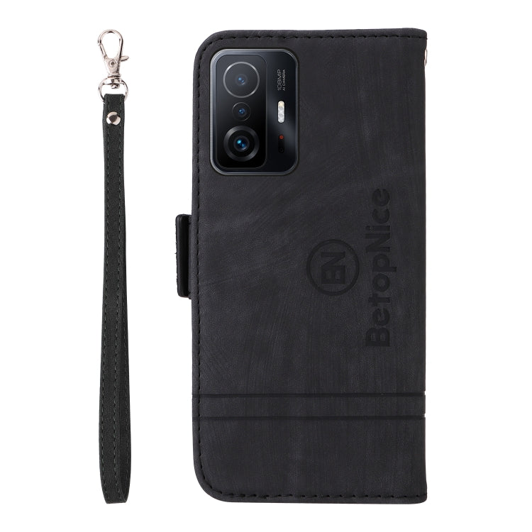 For Xiaomi 11T / 11T Pro BETOPNICE Dual-side Buckle Leather Phone Case