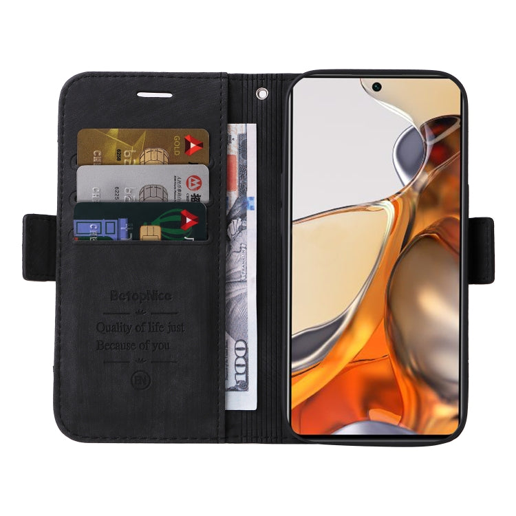 For Xiaomi 11T / 11T Pro BETOPNICE Dual-side Buckle Leather Phone Case