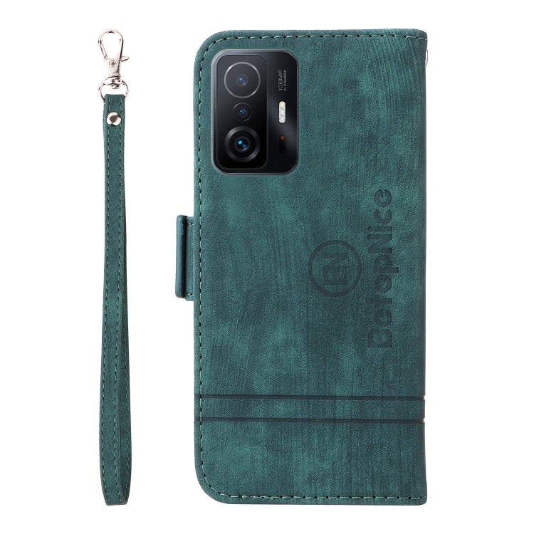 For Xiaomi 11T / 11T Pro BETOPNICE Dual-side Buckle Leather Phone Case