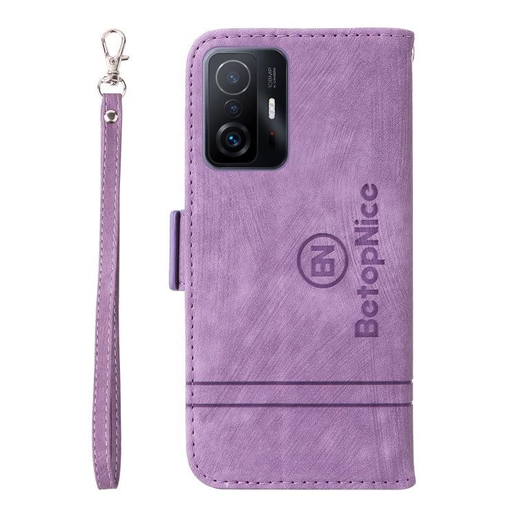 For Xiaomi 11T / 11T Pro BETOPNICE Dual-side Buckle Leather Phone Case