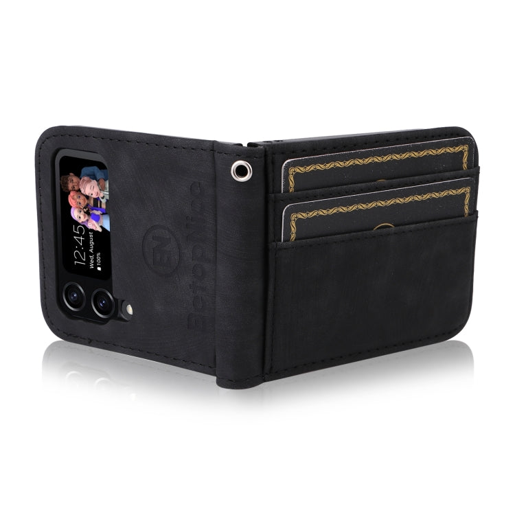 For Samsung Galaxy Z Flip4 BETOPNICE Dual-side Buckle Leather Phone Case