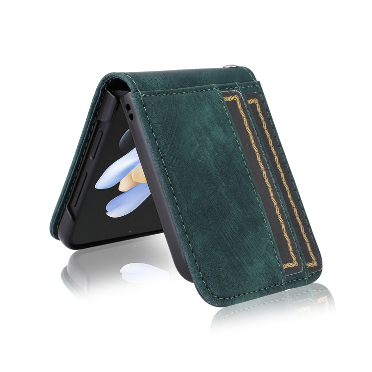 For Samsung Galaxy Z Flip4 BETOPNICE Dual-side Buckle Leather Phone Case