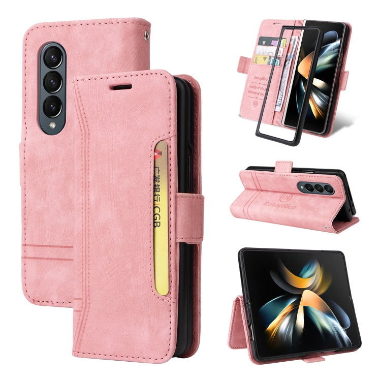 For Samsung Galaxy Z Fold4 BETOPNICE Dual-side Buckle Leather Phone Case