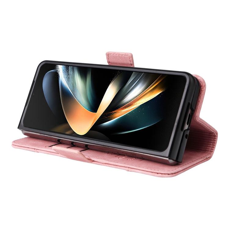 For Samsung Galaxy Z Fold4 BETOPNICE Dual-side Buckle Leather Phone Case