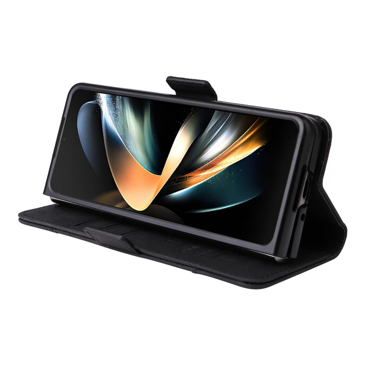 For Samsung Galaxy Z Fold4 BETOPNICE Dual-side Buckle Leather Phone Case
