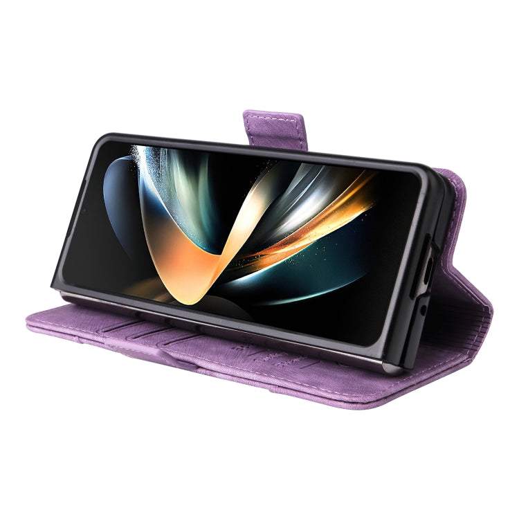 For Samsung Galaxy Z Fold4 BETOPNICE Dual-side Buckle Leather Phone Case