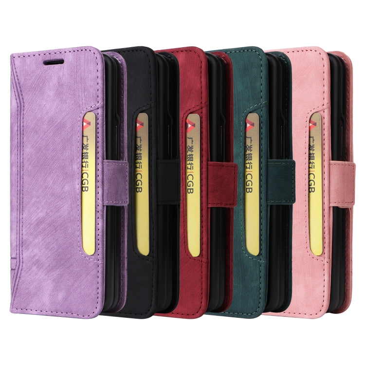 For Samsung Galaxy Z Fold4 BETOPNICE Dual-side Buckle Leather Phone Case