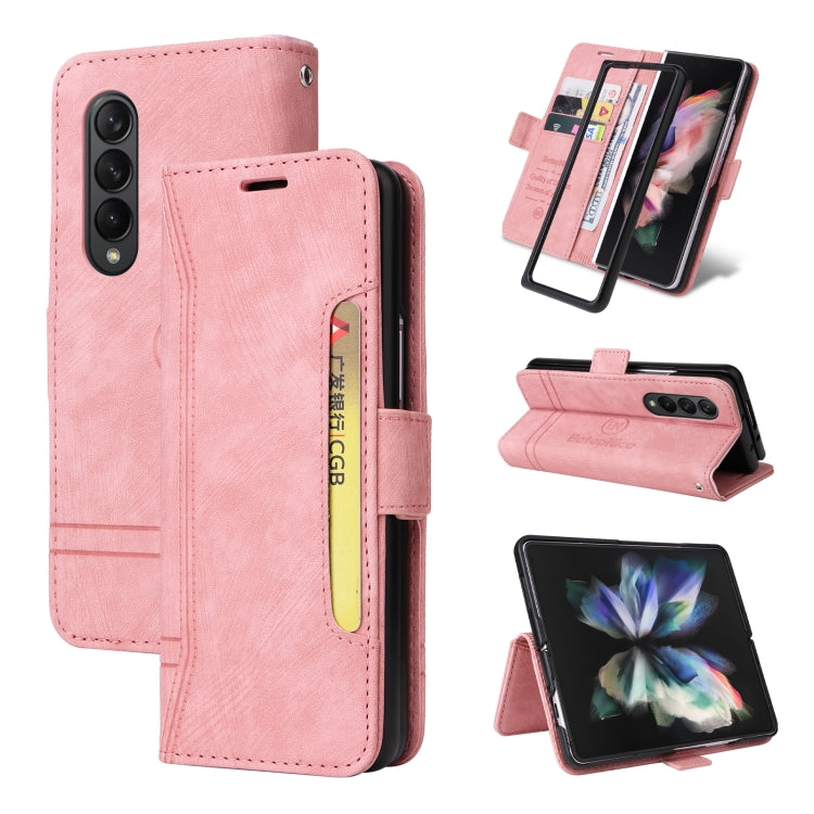 For Samsung Galaxy Z Fold3 BETOPNICE Dual-side Buckle Leather Phone Case