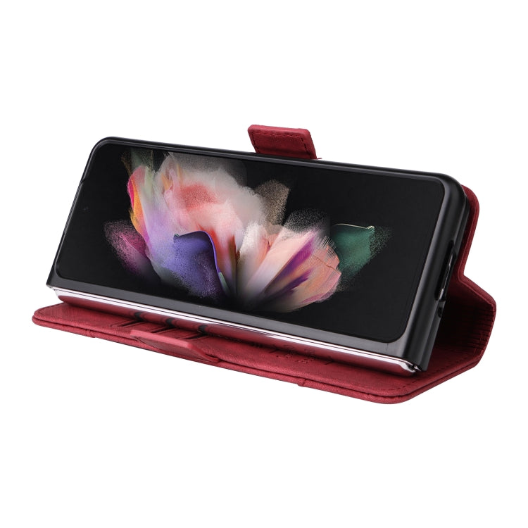 For Samsung Galaxy Z Fold3 BETOPNICE Dual-side Buckle Leather Phone Case