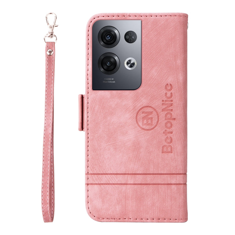 For OPPO Reno8 Pro 5G Global / Reno8 Pro+ BETOPNICE Dual-side Buckle Leather Phone Case