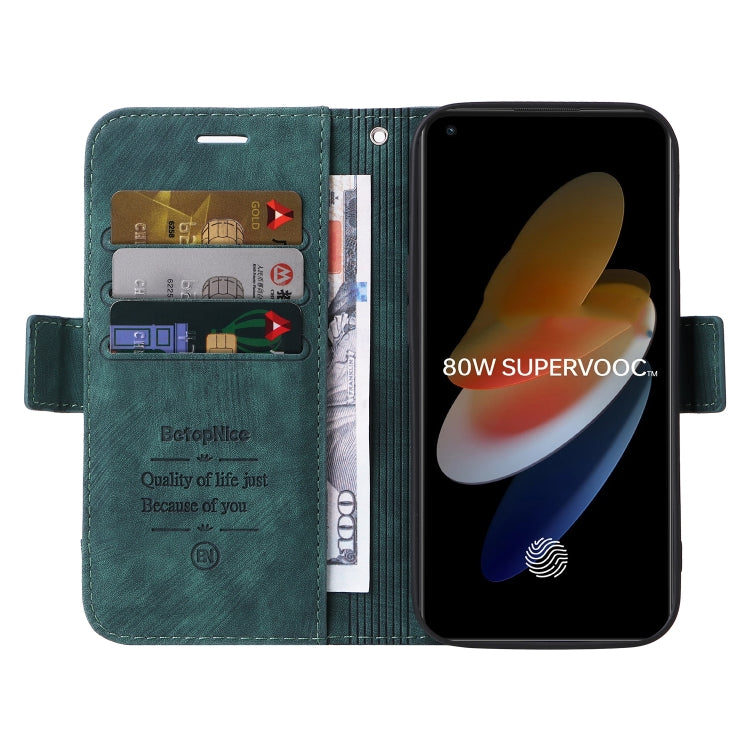 For OPPO Reno8 5G Global BETOPNICE Dual-side Buckle Leather Phone Case