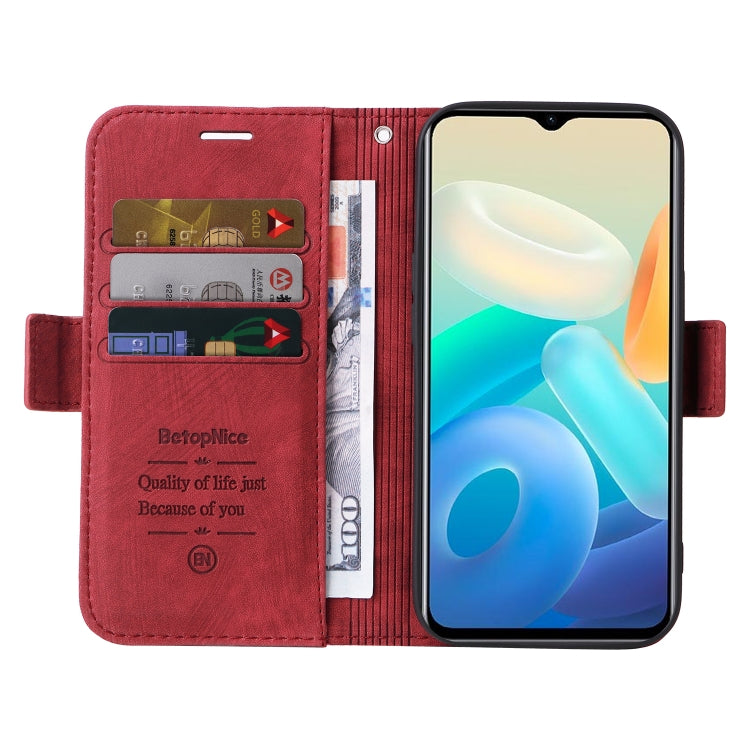 For vivo Y77 5G Global BETOPNICE Dual-side Buckle Leather Phone Case