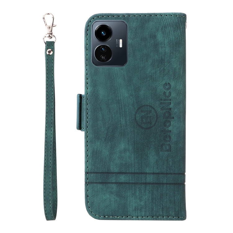 For vivo Y77 5G Global BETOPNICE Dual-side Buckle Leather Phone Case