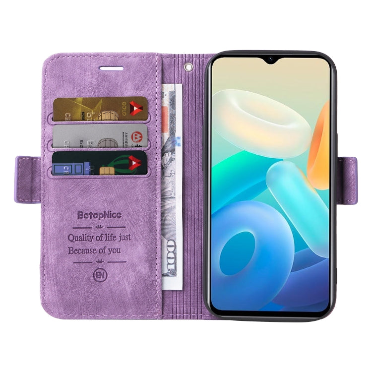 For vivo Y77 5G Global BETOPNICE Dual-side Buckle Leather Phone Case