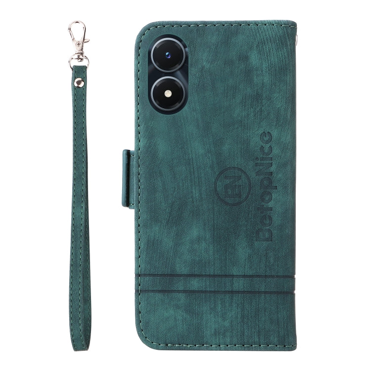 For vivo Y02s / Y16 4G BETOPNICE Dual-side Buckle Leather Phone Case