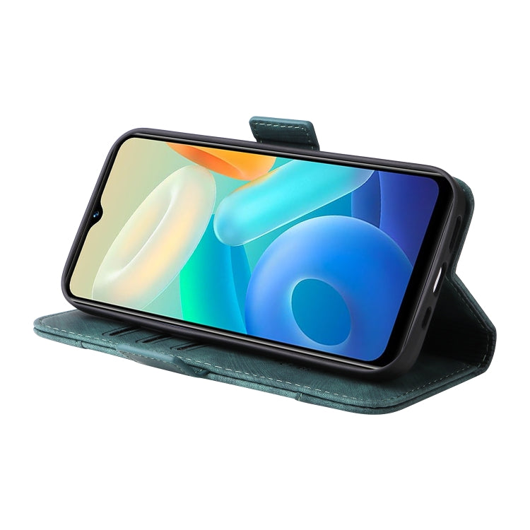 For vivo Y02s / Y16 4G BETOPNICE Dual-side Buckle Leather Phone Case