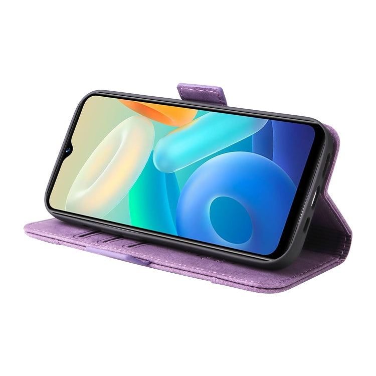 For vivo Y02s / Y16 4G BETOPNICE Dual-side Buckle Leather Phone Case