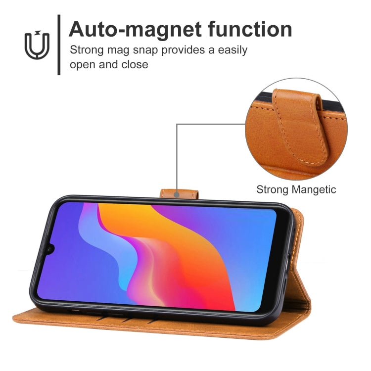For Honor 8A 2020 Leather Phone Case