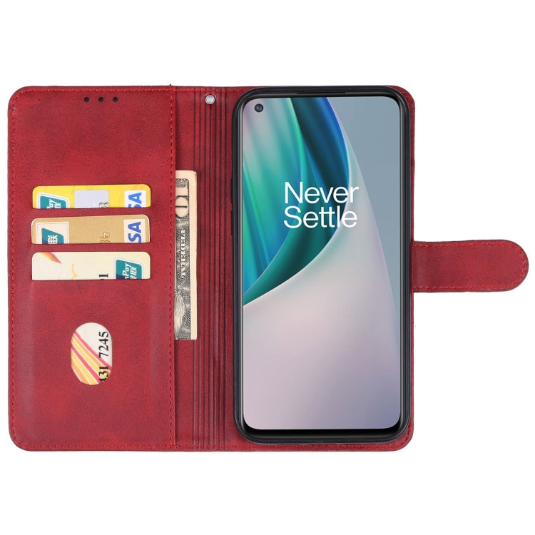 For OnePlus Nord N10 5G Leather Phone Case