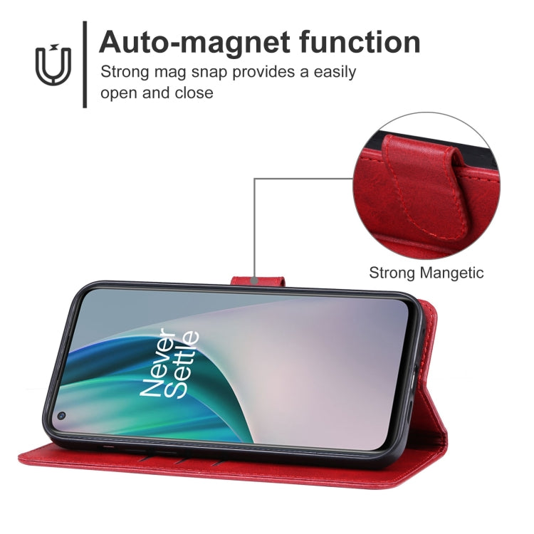 For OnePlus Nord N10 5G Leather Phone Case