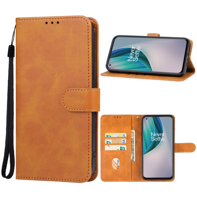 For OnePlus Nord N10 5G Leather Phone Case