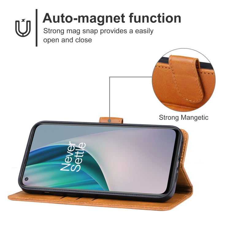 For OnePlus Nord N10 5G Leather Phone Case