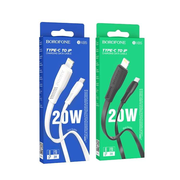 Borofone BX85 1m 20W USB-C / Type-C to 8 Pin Auspicious PD Charging Data Cable