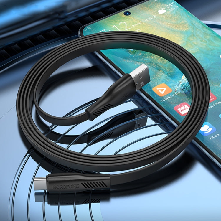 Borofone BX85 1m 3A USB to USB-C / Type-C Auspicious Charging Data Cable
