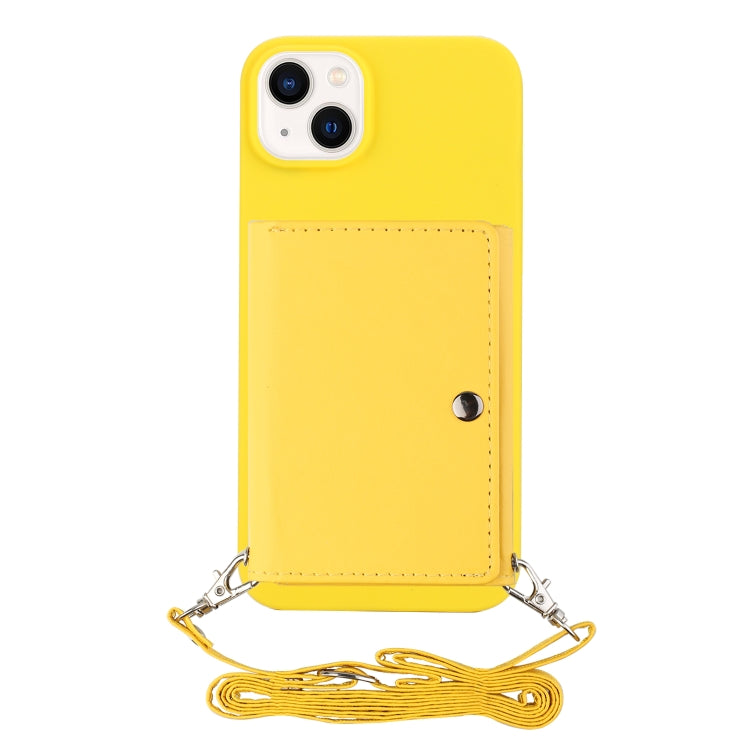 For iPhone 14 Crossbody Lanyard Wallet Card Bag Phone Case