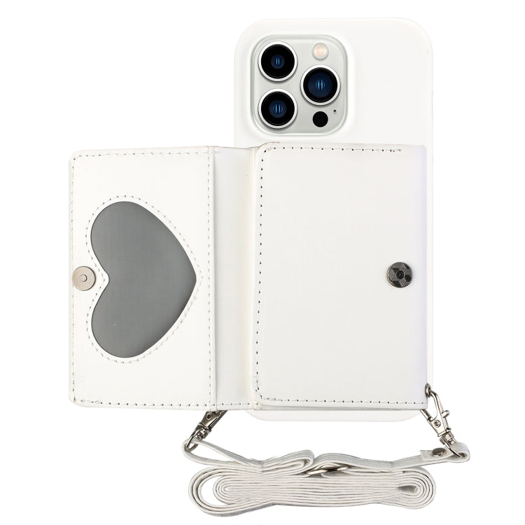 For iPhone 14 Pro Crossbody Lanyard Wallet Card Bag Phone Case