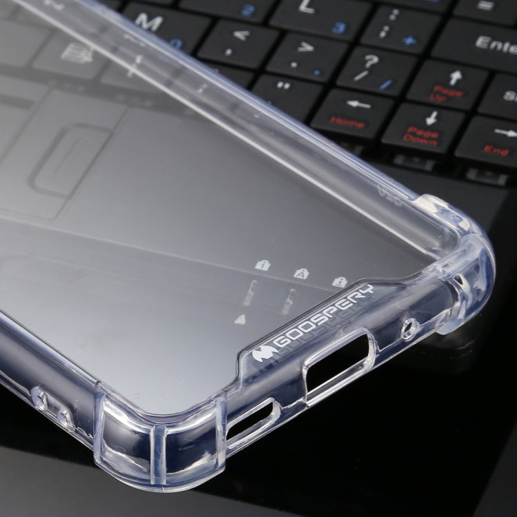 For Galaxy S20 GOOSPERY SUPER Protect Four Corners Shockproof Soft TPU Case(Transparent)