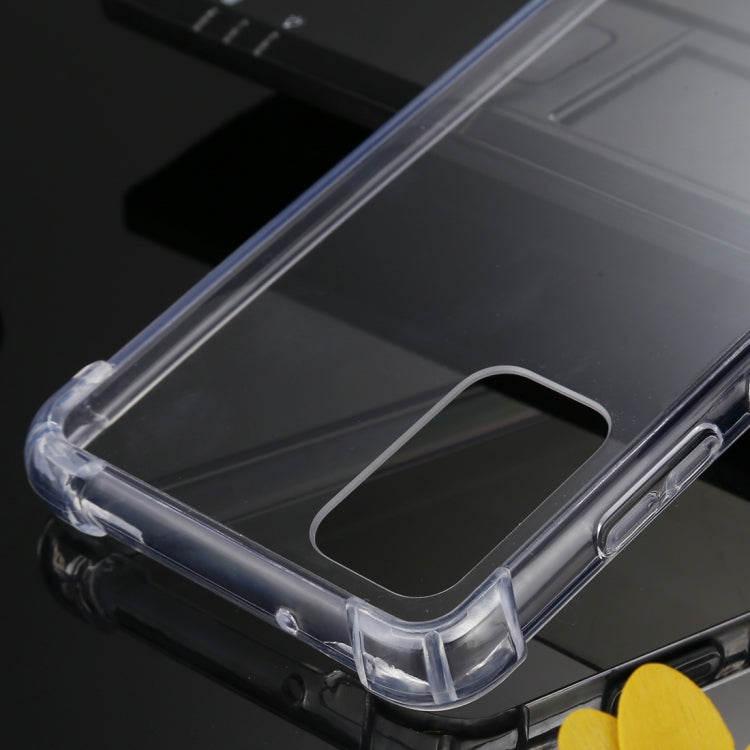 For Galaxy S20+ GOOSPERY SUPER Protect Four Corners Shockproof Soft TPU Case(Transparent)