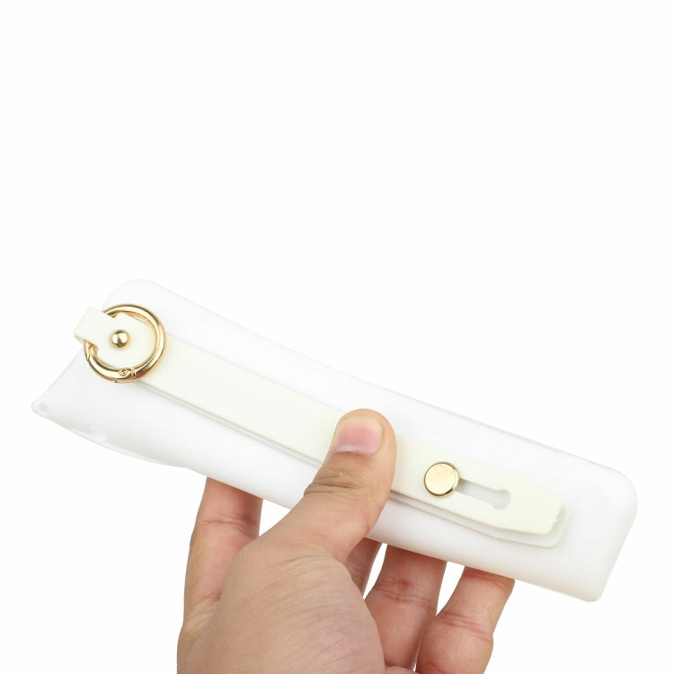 For iPhone 14 Wrist Strap Holder TPU Phone Case