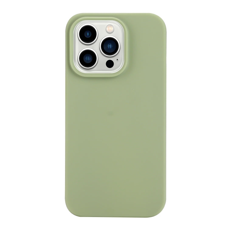 For iPhone 14 Pro Max Solid Color Frosted Silicone Phone Case