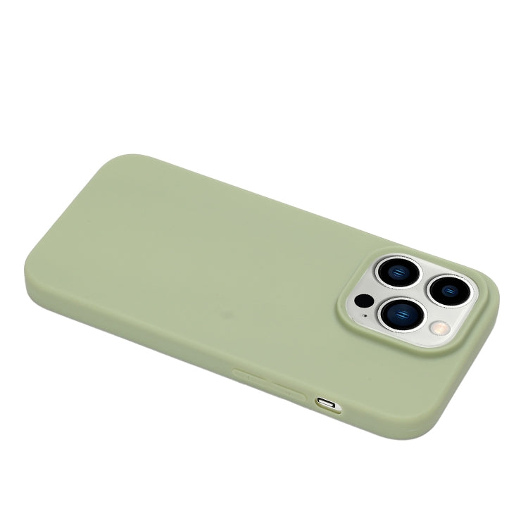 For iPhone 14 Pro Max Solid Color Frosted Silicone Phone Case