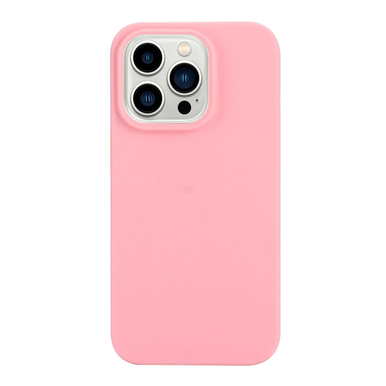 For iPhone 14 Pro Max Solid Color Frosted Silicone Phone Case