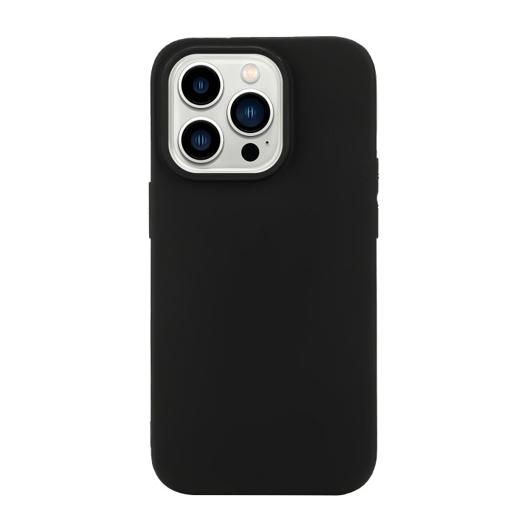 For iPhone 14 Pro Max Solid Color Frosted Silicone Phone Case